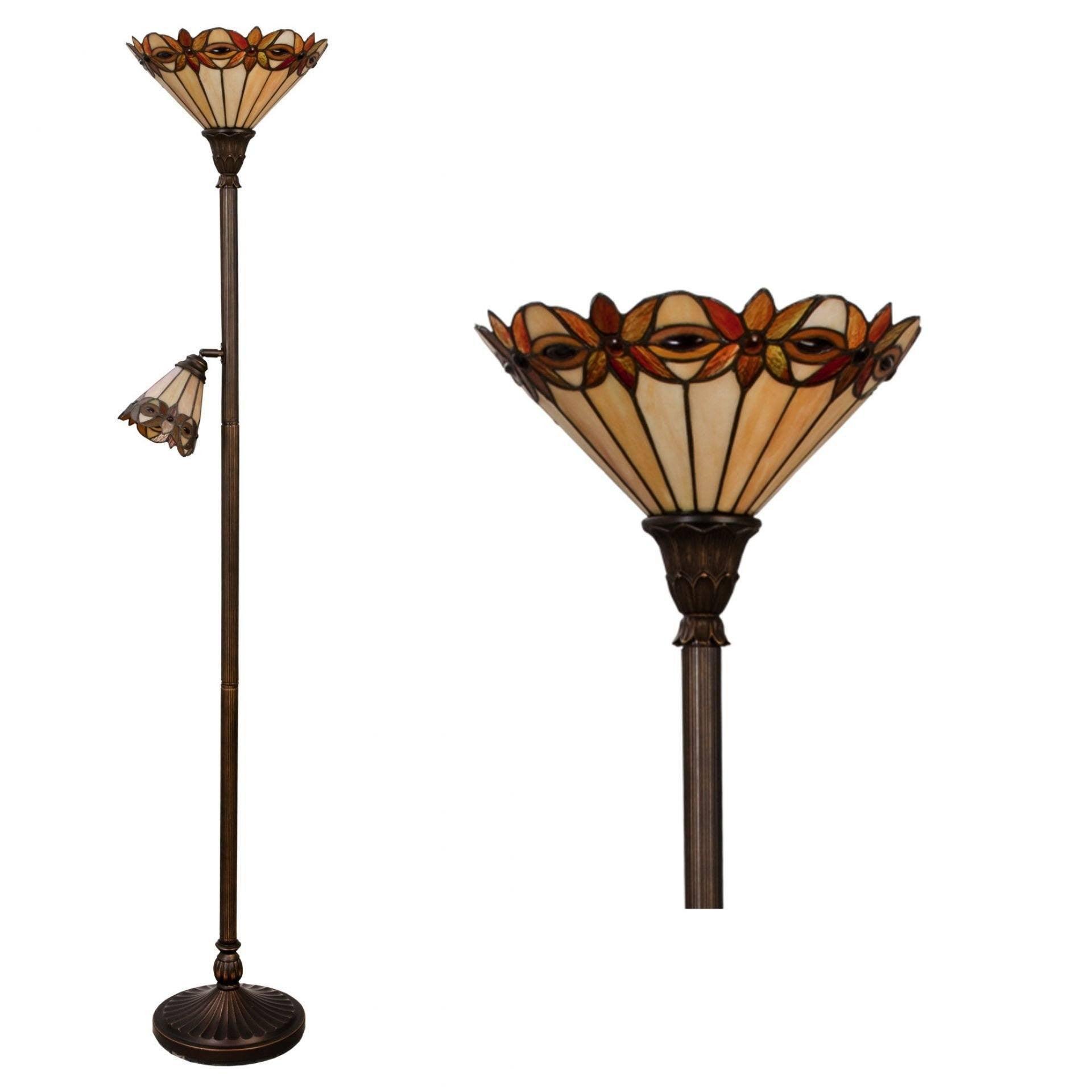 Mother daughter torchiere floor lamp fashion