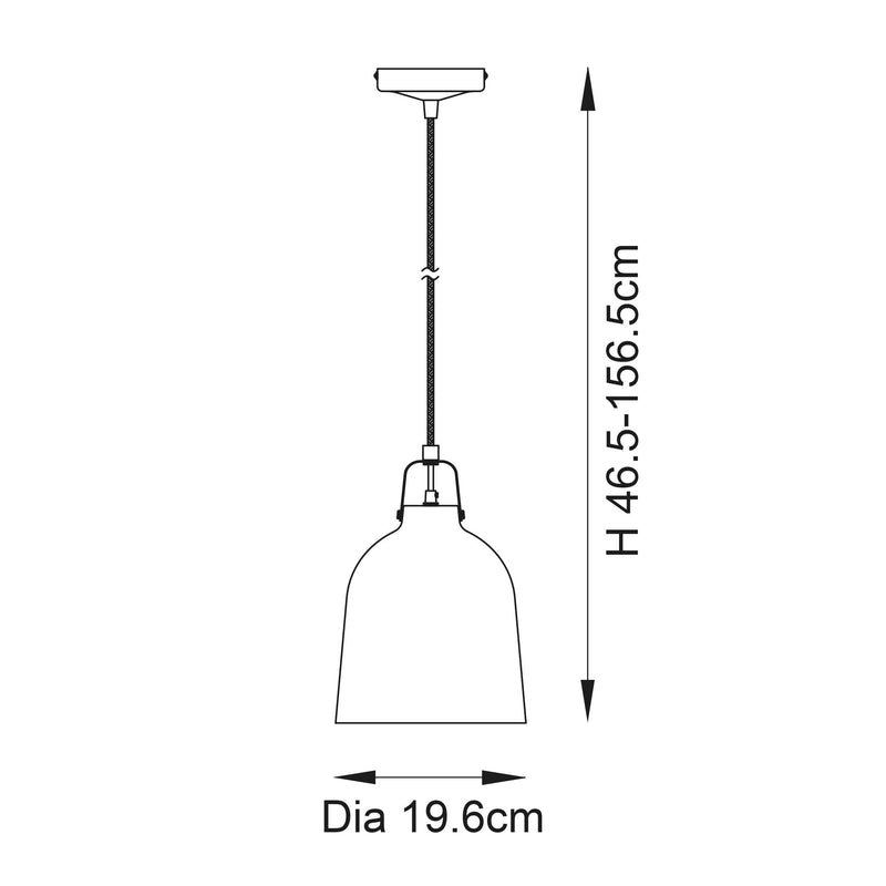 Lazenby Grey Industrial Pendant Ceiling Light-Ceiling Pendant Lights-Endon Lighting-12-Tiffany Lighting Direct