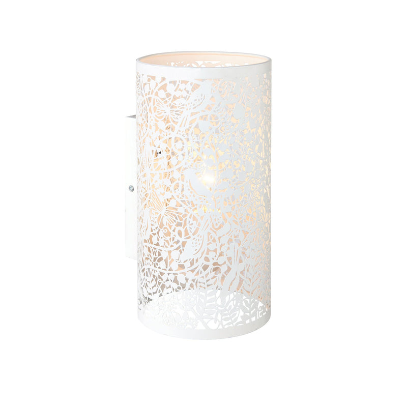 Endon Secret Garden Matt Ivory Wall Light 61684