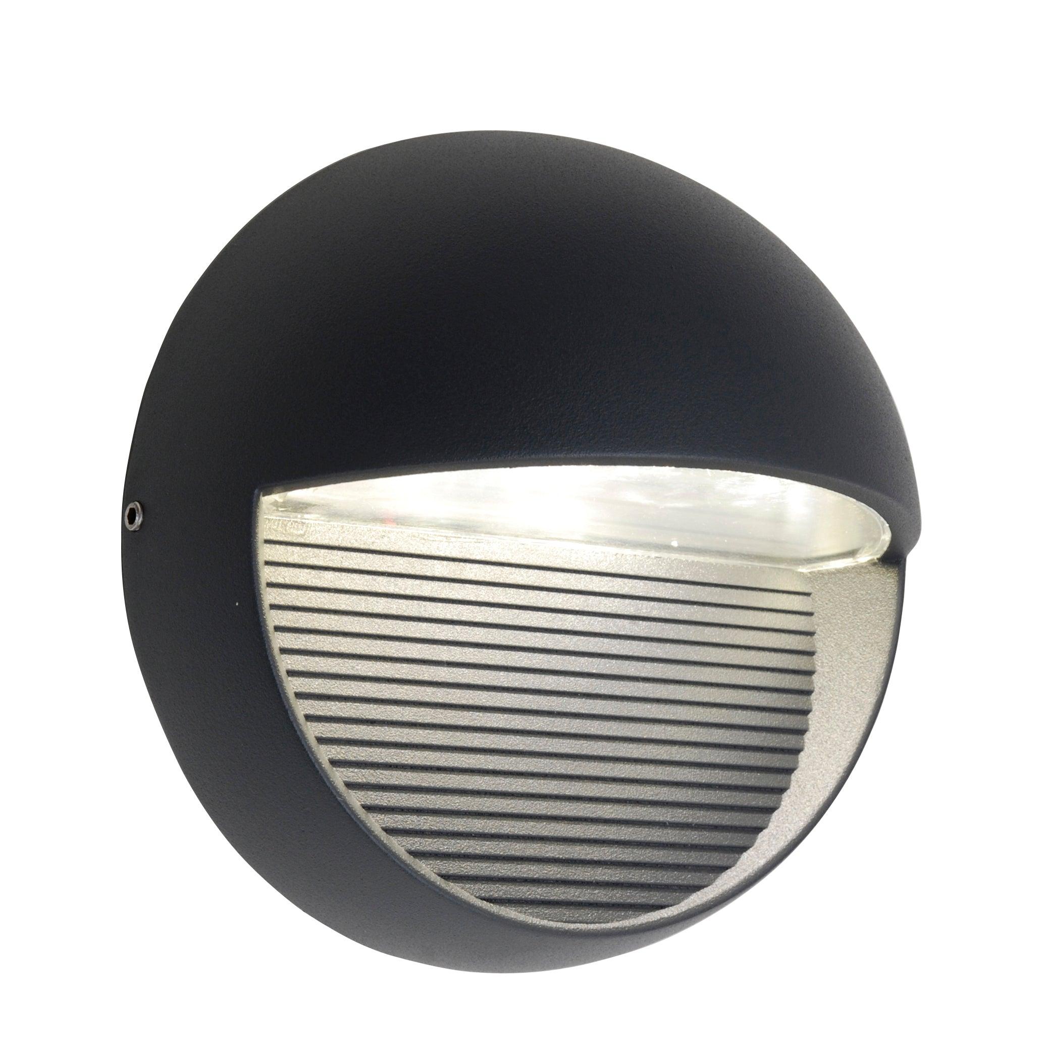 Lutec Radius Outside Grey LED Wall Light 5186502118