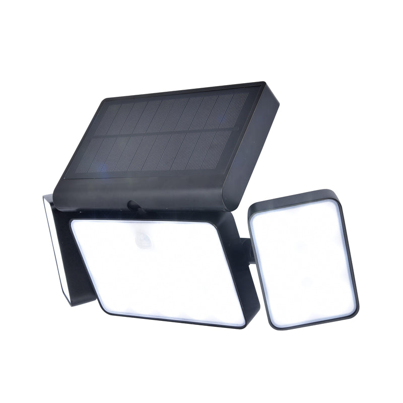 Lutec Tuda Solar LED Wall 3 Light With PIR 6935502330