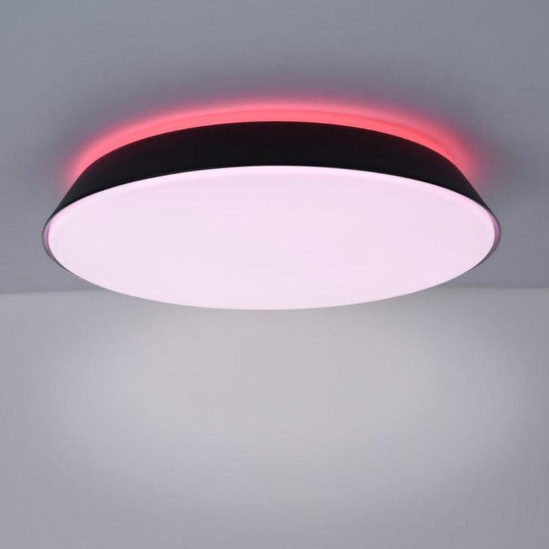 Lutec Painter LED Grey Flush Ceiling Light 8403001012