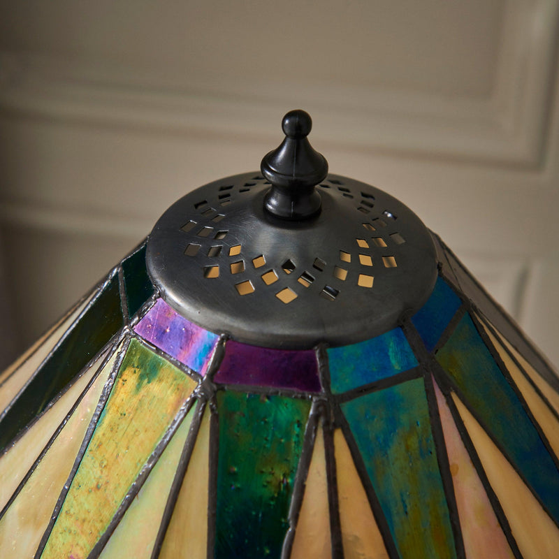 Interiors 1900 Dark Star Tiffany Table Lamp