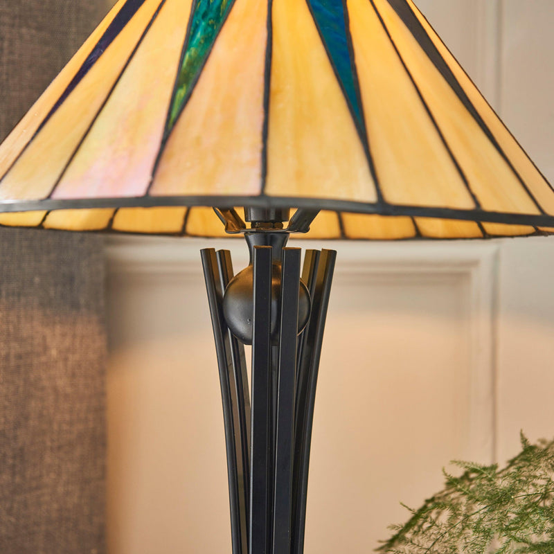 Interiors 1900 Dark Star Tiffany Table Lamp