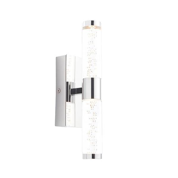 Essence 2 Light LED Chrome & Acrylic Bathroom Wall Light