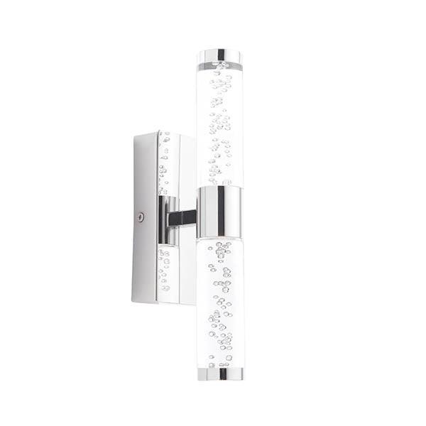 Essence 2 Light LED Chrome & Acrylic Bathroom Wall Light