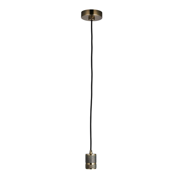 Endon Urban 1 Light Brass Ceiling Pendant  76587