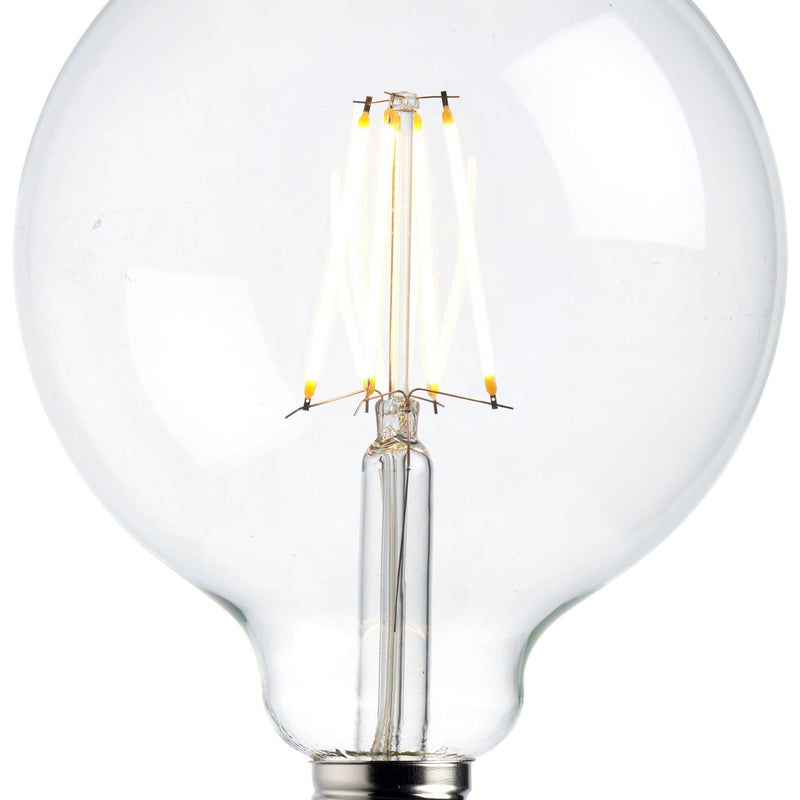 E27 LED Filament Globe Dimmable Lamp Bulb 125mm 7W