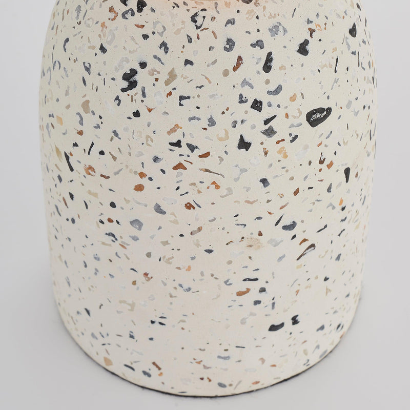 Endon Terrazzo 1 Light White Table Lamp 78181 - Base Close-up