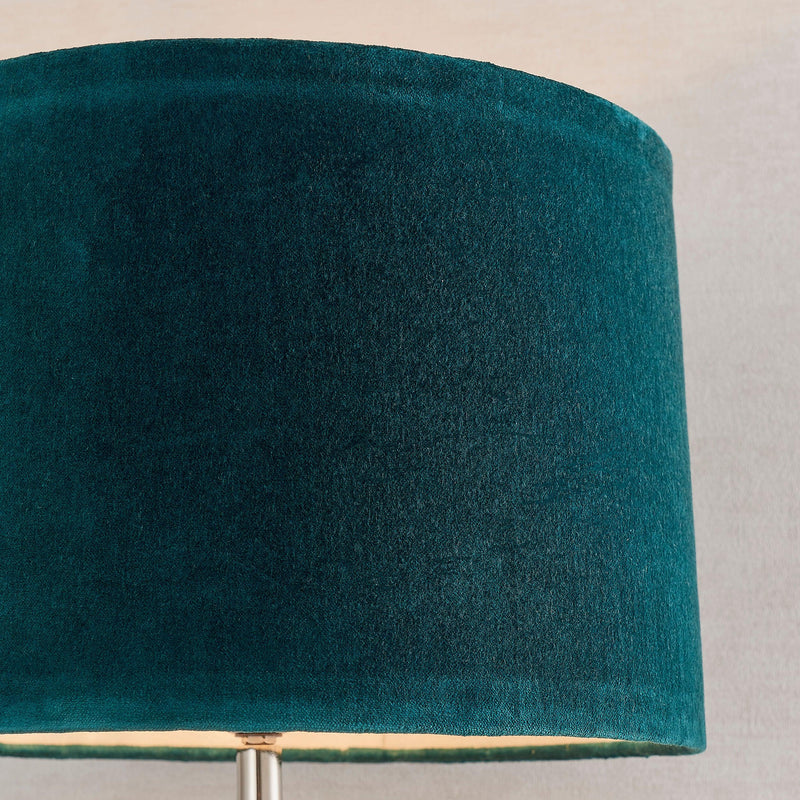 Endon Winslet 1 Light Hammered Glass Table Lamp - Teal Shade-Endon Lighting-Living-Room-Tiffany Lighting Direct-[image-position]