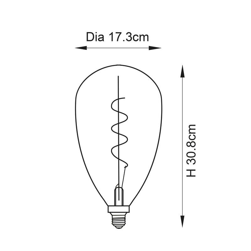 Wisp E27 Decorative LED Filament 4w LED Light Bulb