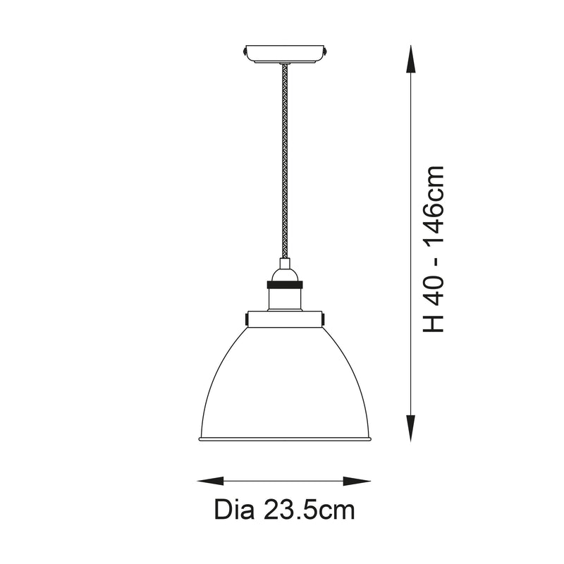 Endon Franklin 1 Light Antique Brass Small Ceiling Pendant-Ceiling Pendant Lights-Endon Lighting-6-Tiffany Lighting Direct