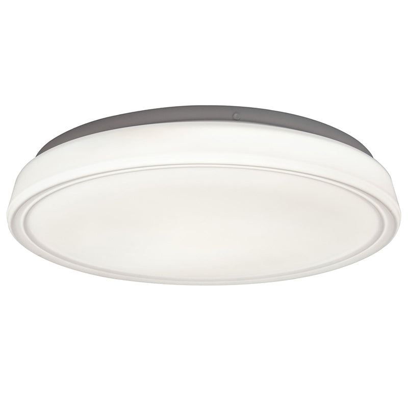 Lutec Virtuo LED Flush Ceiling Light in White - 34cm 8402801446