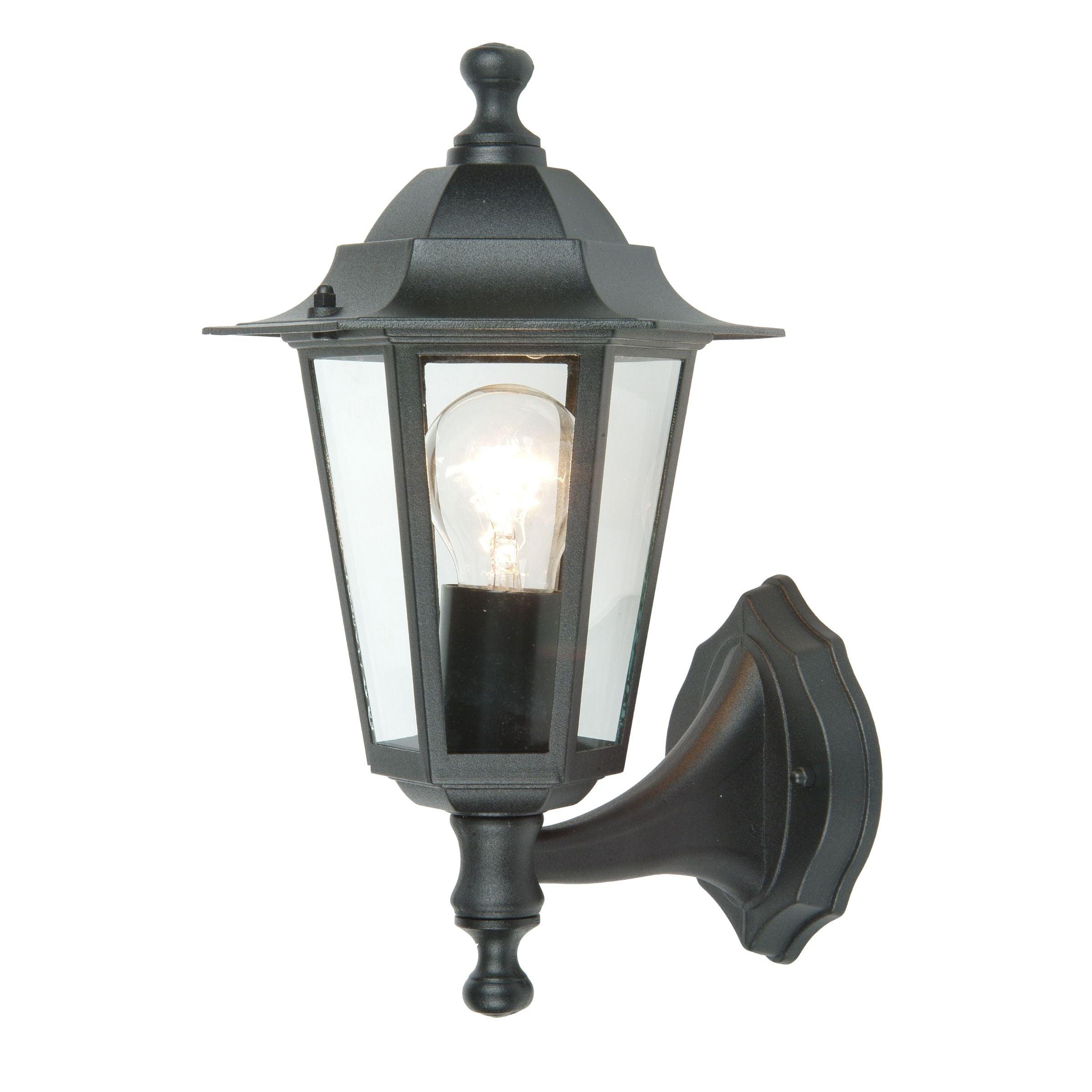 Lutec Corniche Outdoor Wall Light - Black 5112102012