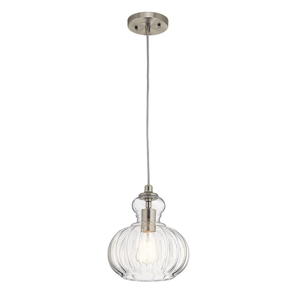 Kichler Riviera 1 Light Brushed Nickel Pendant Ceiling - 23cm Damaged Box