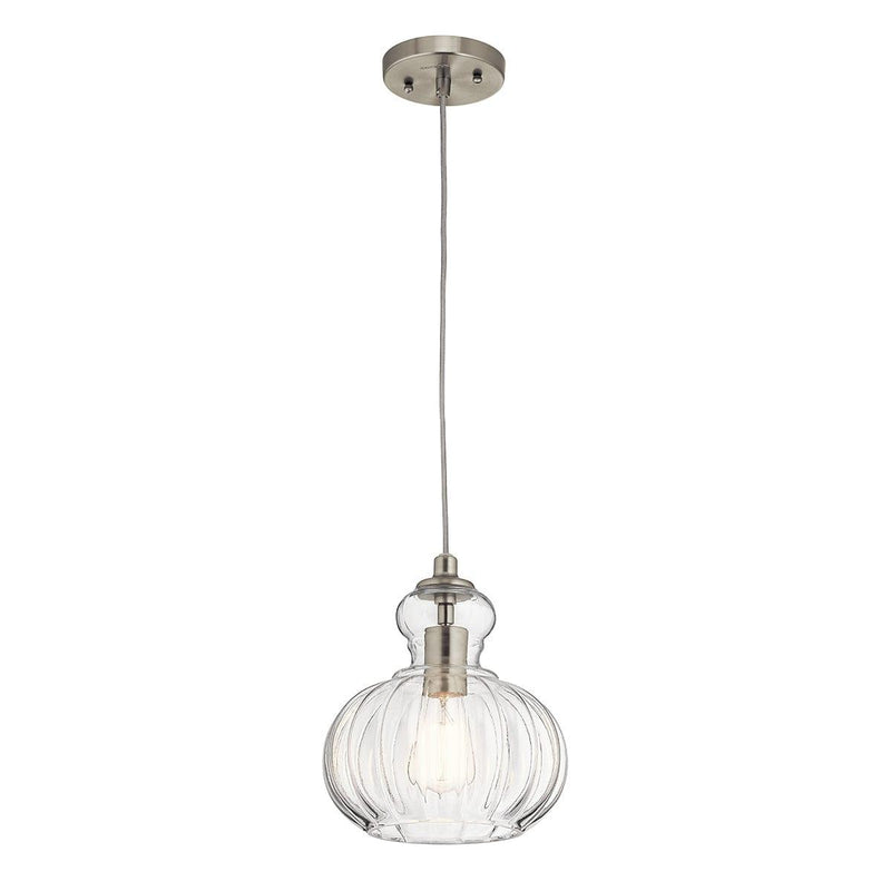 Kichler Riviera 1 Light Brushed Nickel Pendant Ceiling - 23cm Damaged Box