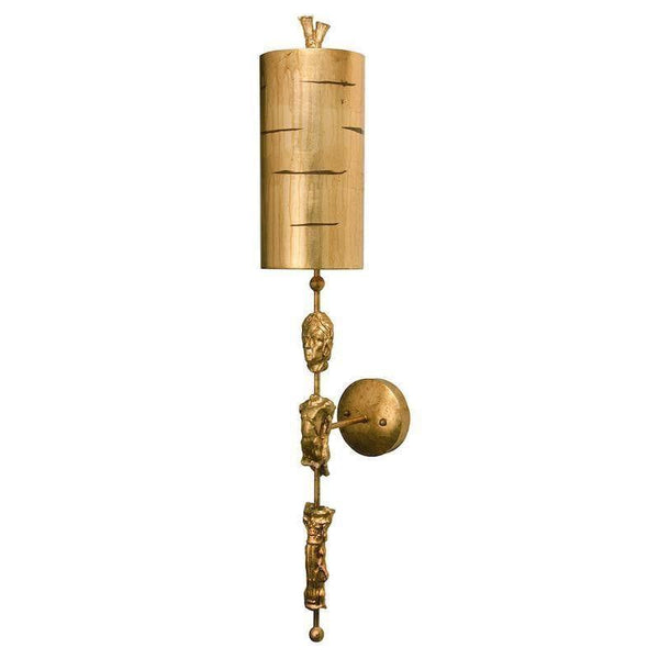 Flambeau Fragment Gold Sconce Wall Light Damaged Box