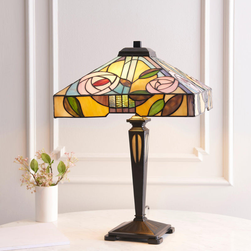 Interiors 1900 Willow Tiffany Table Lamp