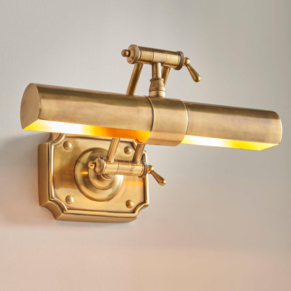 Interiors 1900 Winchester Mellow Brass Medium Picture Light