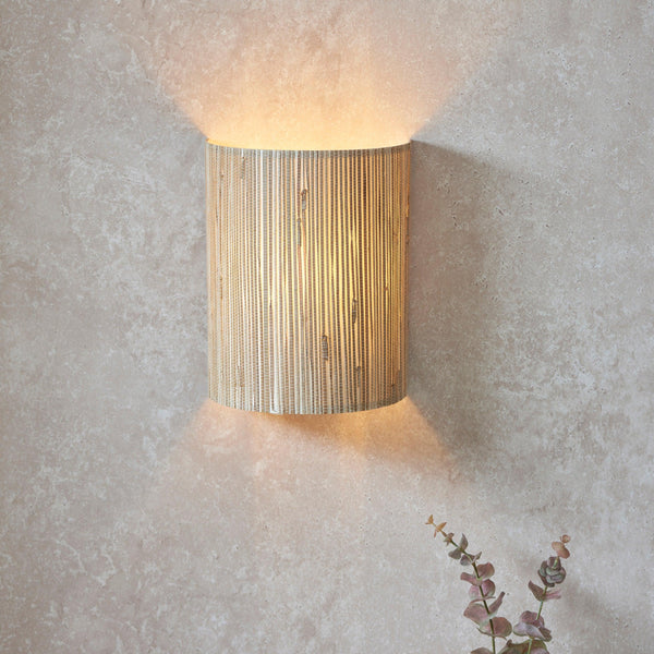 Endon Longshore Seagrass Wall Light