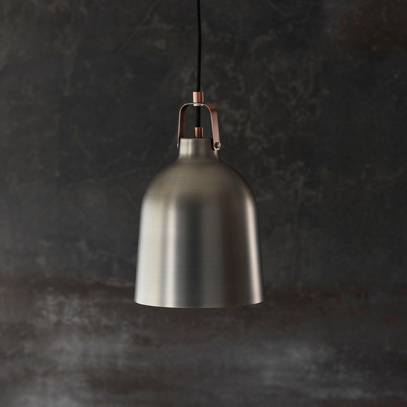 Lazenby Grey Industrial Pendant Ceiling Light-Ceiling Pendant Lights-Endon Lighting-4-Tiffany Lighting Direct