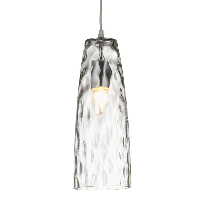 Oaks Lighting Oriata Mottled Glass Ceiling Pendant - 13cm-Ceiling Pendant Lights-Oaks Lighting-1-Tiffany Lighting Direct