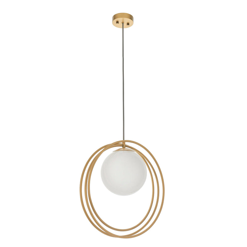 Norfolk Gold & Opal Glass Shade Ceiling Pendant Light-Ceiling Pendant Lights-Living Lights-8-Tiffany Lighting Direct