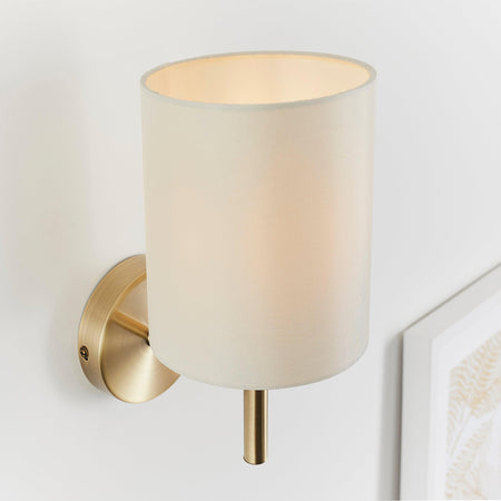 Brio Antique Brass Finish Wall Light BRIO-1WBAB side