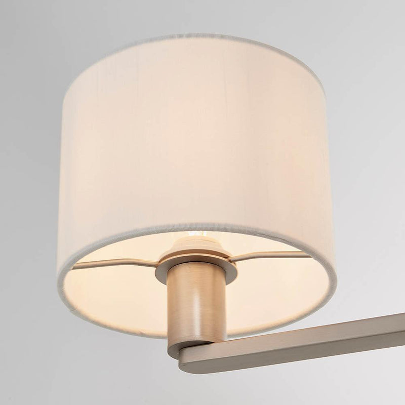 Endon Daley 3 Light Nickel Finish Ceiling Pendant-Ceiling Pendant Lights-Endon Lighting-9-Tiffany Lighting Direct