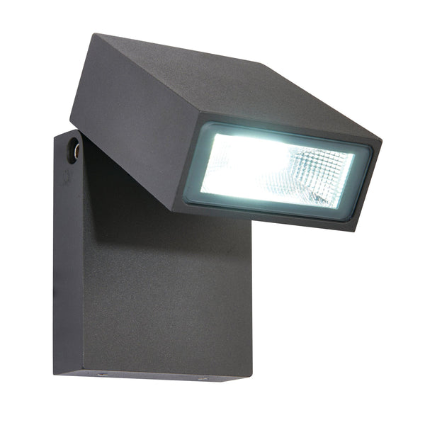 Morti LED Grey Adjustable Outdoor Wall Light IP44 10W