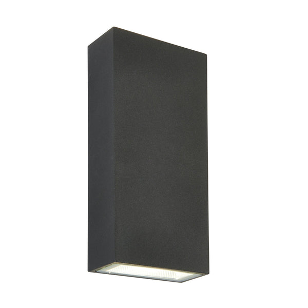 Morti Twin Grey Outdoor Wall Light IP44 5.5W