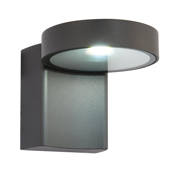 Oreti LED Grey Outdoor Wall Light IP44 11.6W