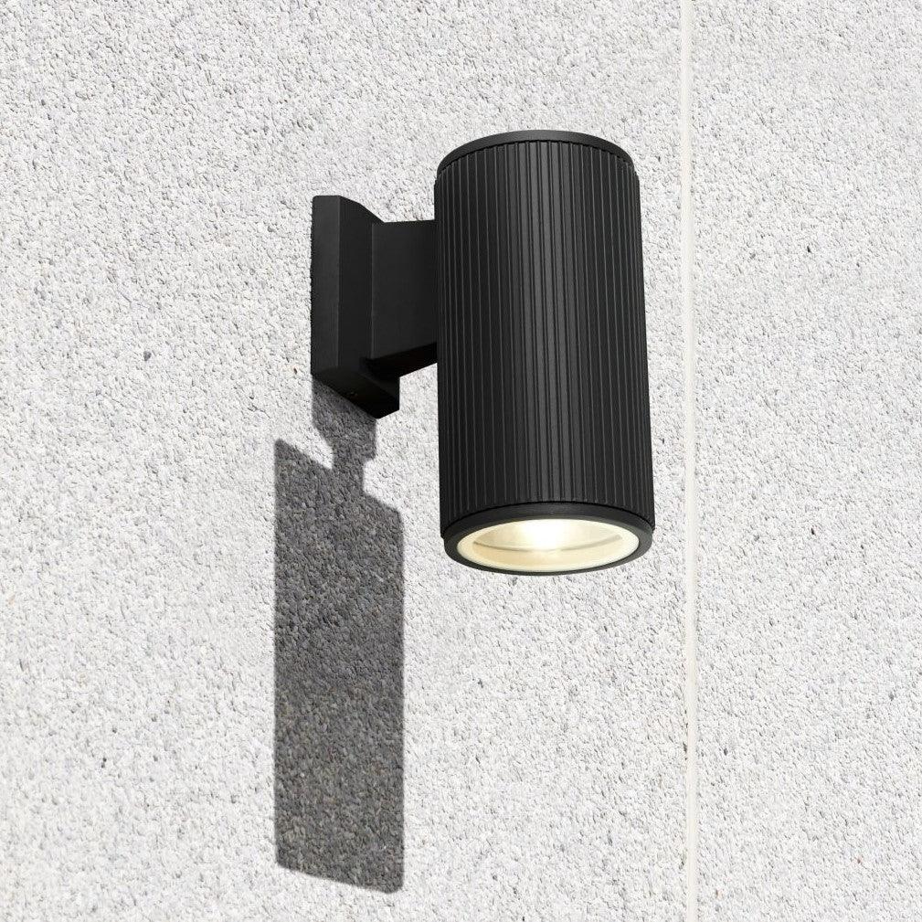 hamburg outdoor 1 lt black wall porch down light   by searchlighting lighting, living room image