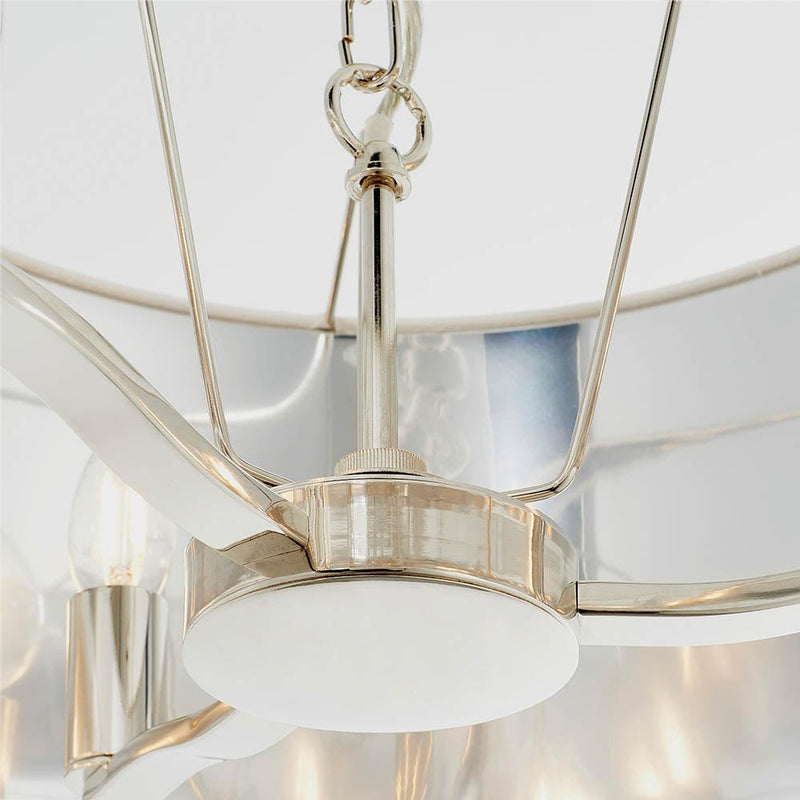 Endon Harvey 3 Light Bright Nickel Ceiling Pendant-Ceiling Pendant Lights-Endon Lighting-8-Tiffany Lighting Direct