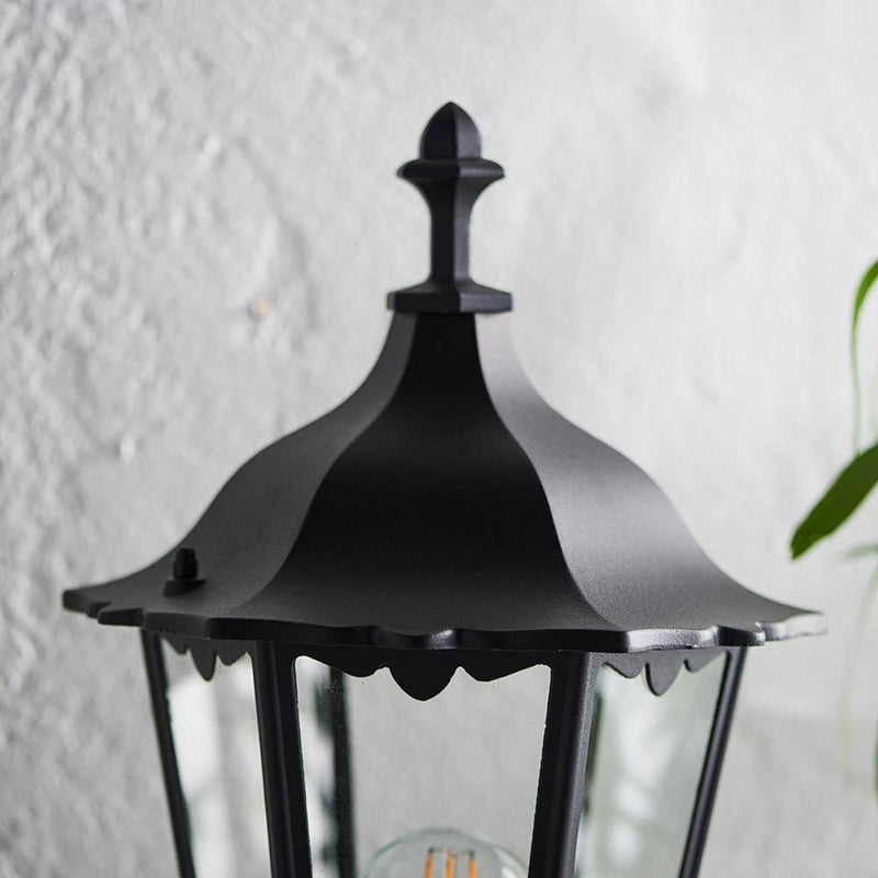 Endon Burford Black Outdoor Wall Light