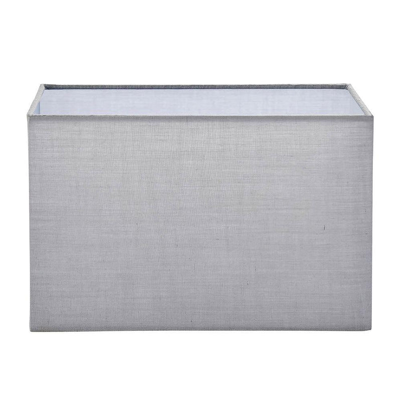 Endon Rectangular 1 Light Lamp Shade Cool Grey 10.5 inch