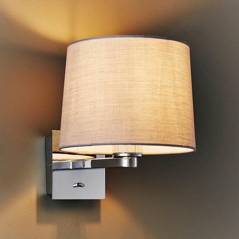 Endon Issac Chrome Finish Wall Light