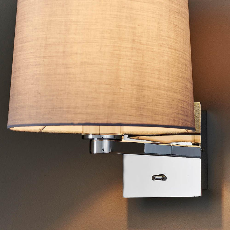 Endon Issac Chrome Finish Wall Light