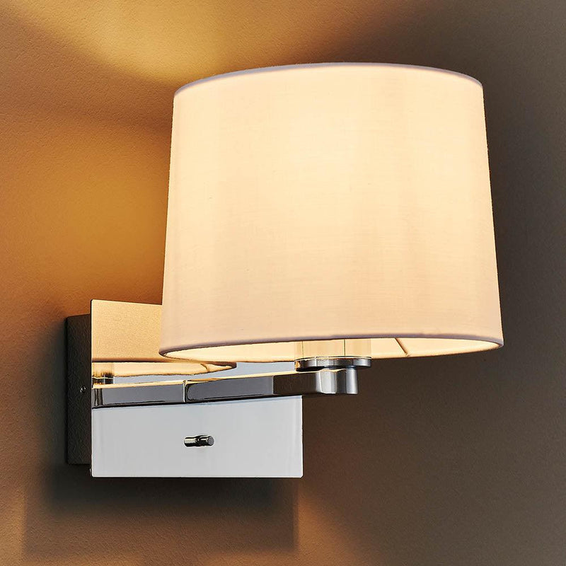 Endon Issac USB Polished Chrome Wall Light