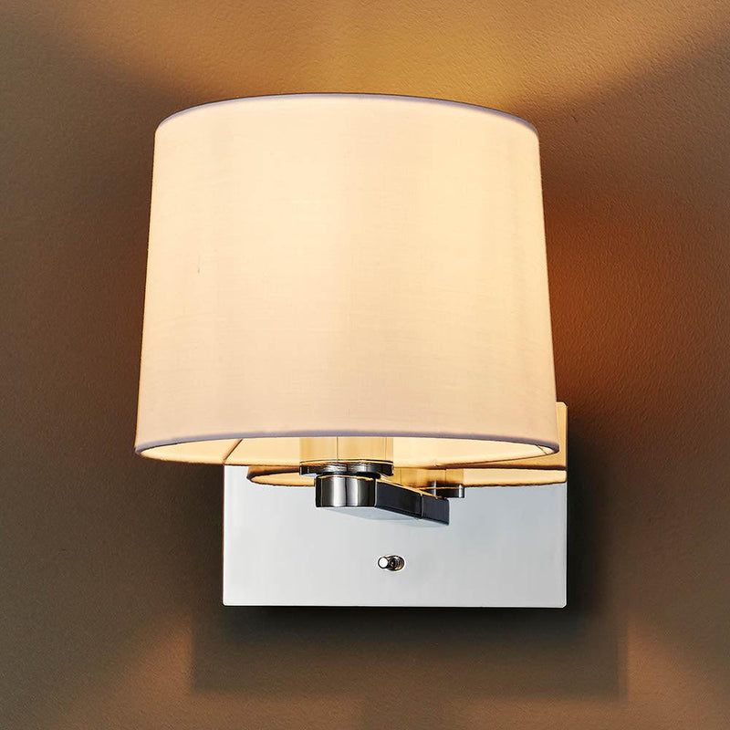 Endon Issac USB Polished Chrome Wall Light