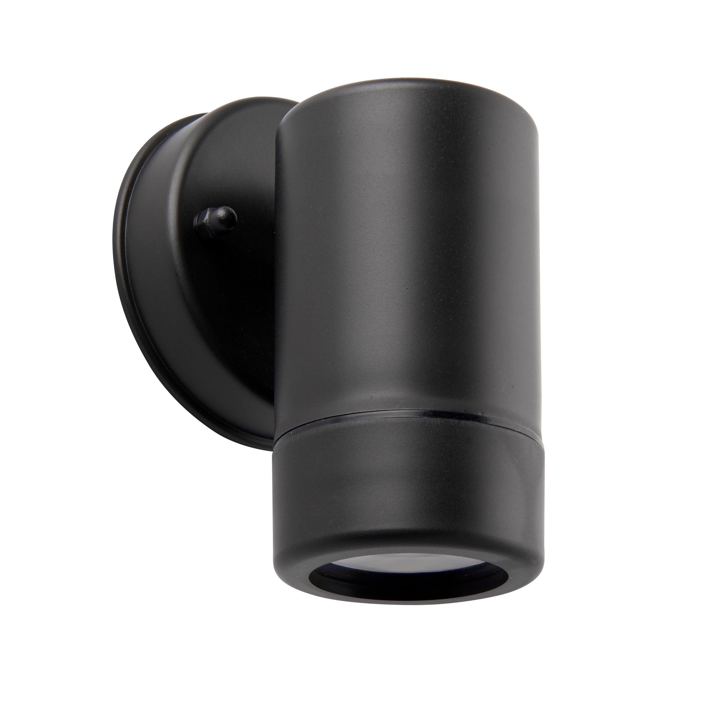 icarus black outdoor wall light ip44 7wby saxby lighting