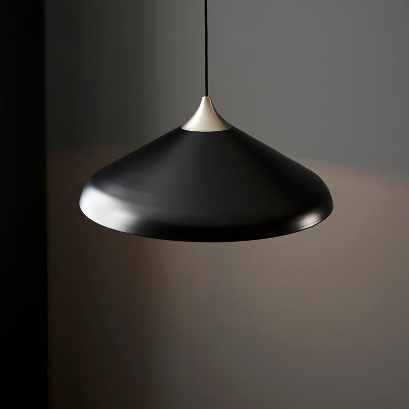 Ovni Black Coned Industrial Pendant Ceiling Light-Ceiling Pendant Lights-Living Lights-5-Tiffany Lighting Direct