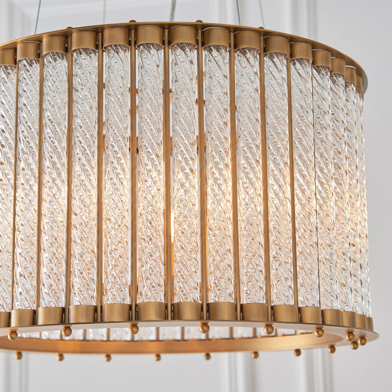 Hammersmith 6 Light Glass Tube Ceiling Pendant Light-Ceiling Pendant Lights-Living Lights-5-Tiffany Lighting Direct