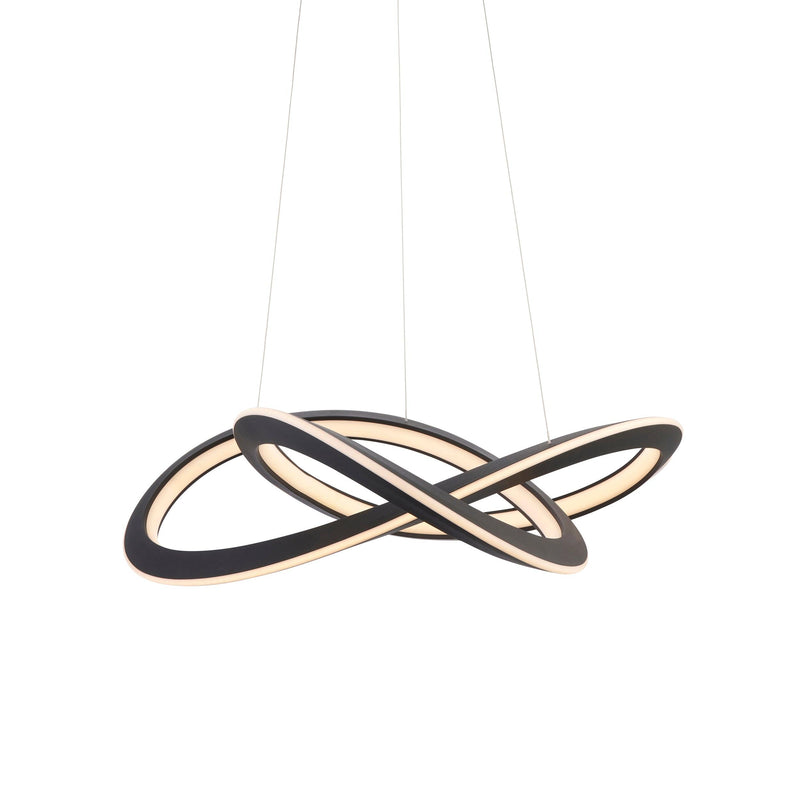 Hoop Large Modern Black LED Ceiling Pendant Light-Ceiling Pendant Lights-Living Lights-1-Tiffany Lighting Direct