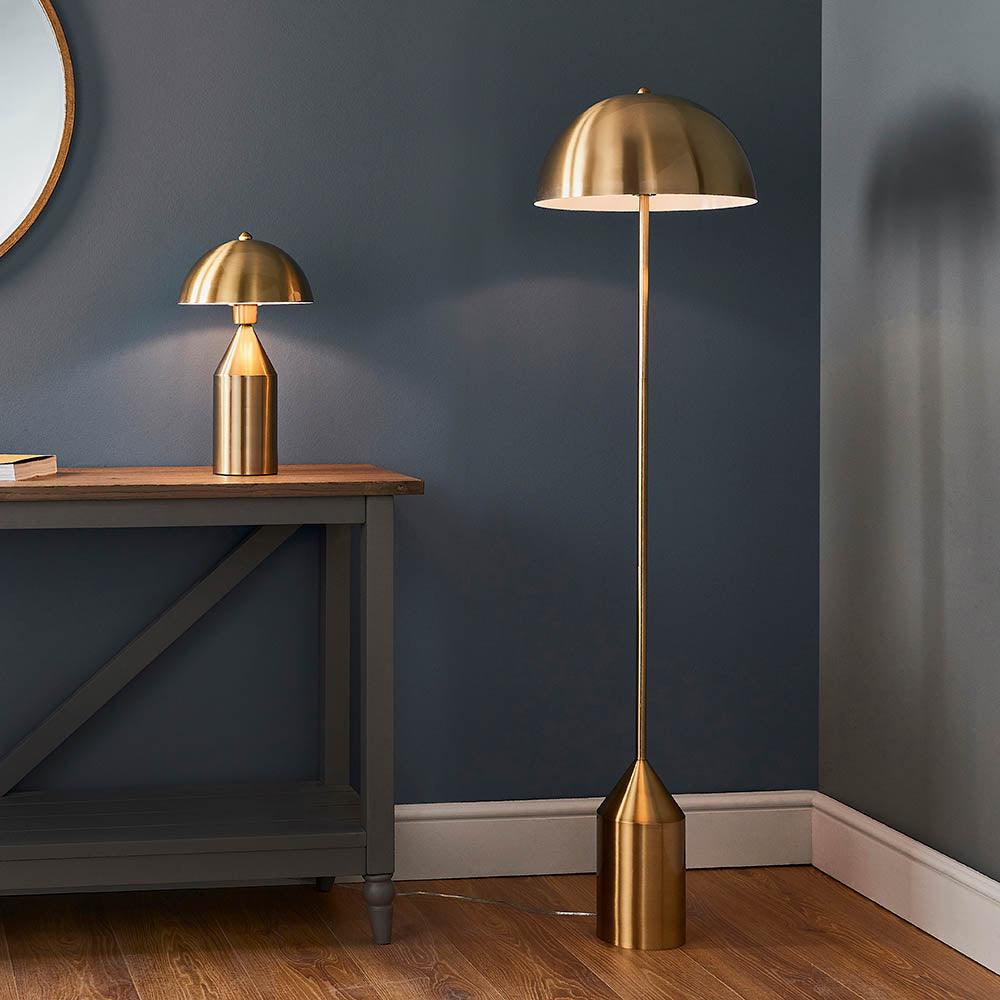 Endon Nova 1 Light Brass Finish Floor Lamp by Endon Lighting 4