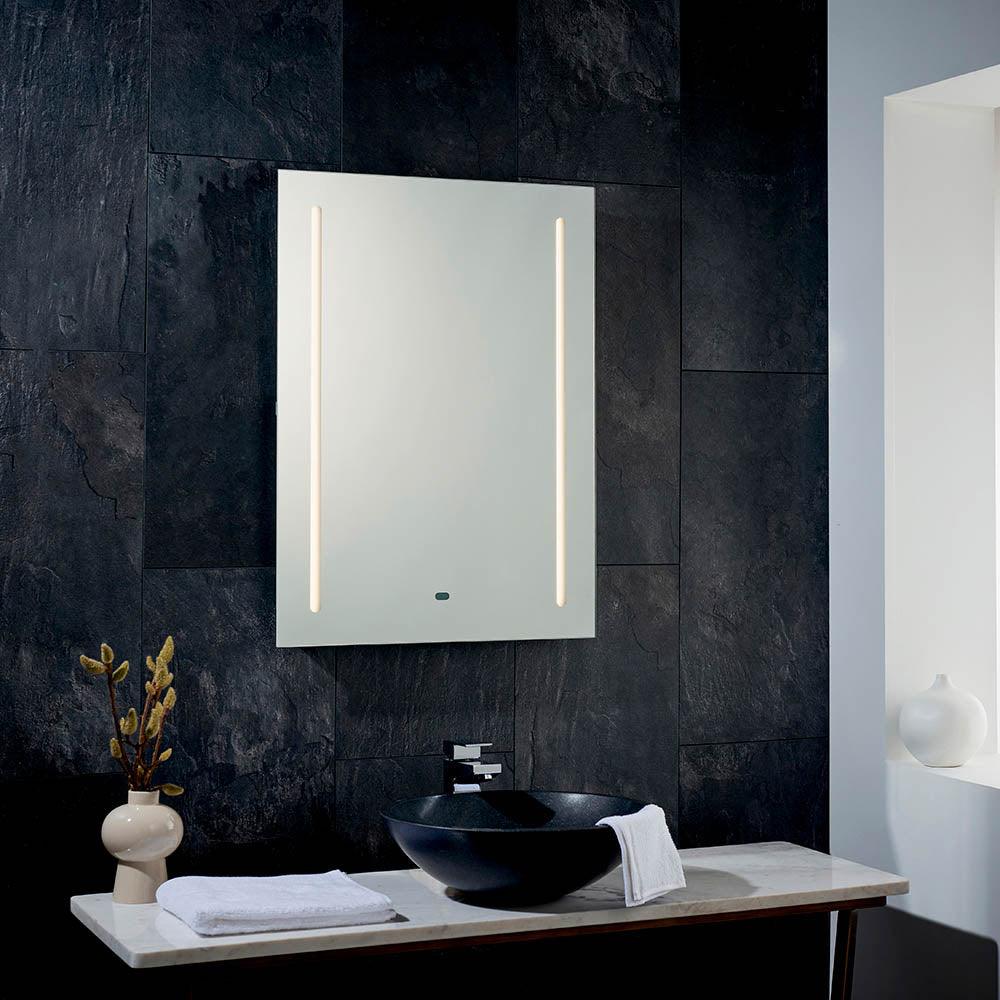 nero bathroom wall light by Endon Lighting Living room close up image