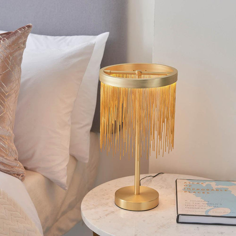 Endon Zelma 1 Light Brass Finish Table Lamp 4