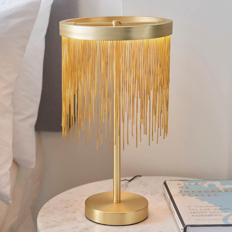 Endon Zelma 1 Light Brass Finish Table Lamp 5