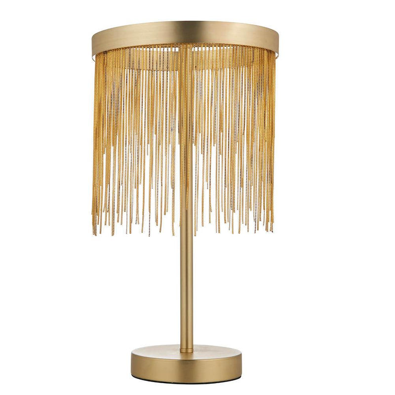 Endon Zelma 1 Light Brass Finish Table Lamp 6