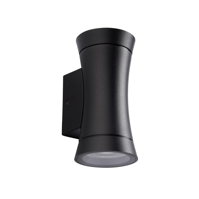 Camber Black Up & Down Outdoor Wall Light IP44 0W